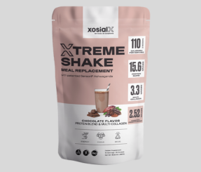 Chocolate XTREME SHAKE w/Sensoril® Ashwagandha PROTEIN & MULTI-COLLAGEN Limited Quantity - 1 per order (15 servings, 2 scoops per serving)